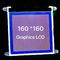 160*160 60mA Grafik LCD UC1698u Cog FSTN DOT Matrix LCD Ekran Mavi ROHS ISO